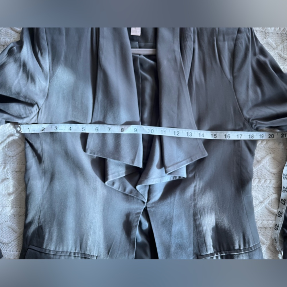 Forever 21 Contemporary Gray Dress Jacket Women’s Size Medium - Picture 13 of 16